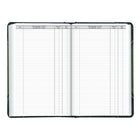 Blueline 2027 Traditional Daily Planner - 13-3/8" x 8" - Marble Green - Bilingual-Cash record section