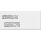 JAM Paper - Enveloppes à Facture Double Fenêtre avec Bande Autocollante, Blanc, 4 1/8 x 9 1/8, Paquet de 50-Taille : enveloppes à double fenêtre pour factures 4 1/8 po x 9 1/8 po / 4,125 po x 9,125 po / 105 mm x 232 mm