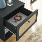 Modway Chaucer Nightstand - Black-Adjustable Feet