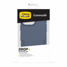 OtterBox Commuter MagSafe iPhone 16 Pro Max - Baby Blue Jeans-Bumpers around the camera protect against hard hits