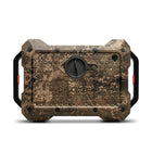 ECOXGEAR Defender: Outdoor Portable Bluetooth Speaker - TrueTimberStrata-2-Way Speaker System:6"x9" full-range polypropylene carbon main driver with a 1.7" titanium tweeter, for balanced, quality acoustics you won't find on ordinary portable speakers. 