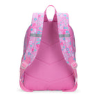 Roots - Sac à dos en tissu recyclé - 22,5 L - Motifs floraux roses-Conception résistante aux intempéries : le tissu résistant à l'eau et le rabat anti-pluie sur la fermeture éclair principale protègent vos effets personnels en temps de pluie légère