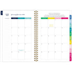 AT-A-GLANCE - Agenda hebdomadaire/mensuel abeilles bleu marine Emily Ley Simplified 2026 - 8 1/2 po H x 5 3/8 po l - bleu marine - bilingue-Un mois sur deux pages comprenant des blocs quotidiens non lignés, une section de tâches lignée, un « conseil de simplicité » pour vous aider à planifier et des onglets pour une navigation facile