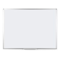 MasterVision - Tableau effaçable à sec en acier magnetique Ayda - 36 po L x 48 po l - Cadre en aluminium-La surface en acier durable conserve un aspect brillant grâce à une utilisation frequente