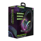 HyperGear SoundRecon RGB LED Gaming Headset - Black-RGB LED Lights
