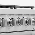 Kucht 24" KFX-X Series Pro Style Natural Gas Range - Stainless Steel-13