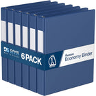 Davis Group Super économie, Reliure à anneaux en “D” inclinés 1 po, paquet de 6 – Bleu Royal-3 Reliure À Anneaux