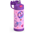 Thermos FUNtainer Bottle with Straw - 410 mL - Peace-Not for hot liquids