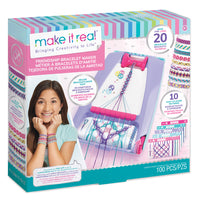 Make it Real Friendship Bracelet Maker-The friendship bracelet maker ultimate station. Makes bracelet making organized, fun and easy to follow