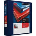 Staples Heavy-Duty View Binder with D-Rings - 1 1/2" - Blue-Gap Free ring design prevents gapping and misalignment of rings