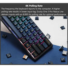 Ducky ONE 3 Pro Nazca RGB Mechanical Keyboard - MX Silver Switch - Mini Layout - Black-South-Facing Design: Diverging from the typical north-facing RGB lighting found in conventional mechanical keyboards, the One 3 Pro Nazca Line stands out with south-facing RGB lighting designed for custom mechanical enthusiasts. This choice is favored by custom keyboard builders as it provides better visibility of the backlight.