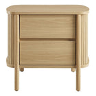 Modway Cadence 2-Drawer Nightstand - Oak-9
