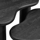 Modway Hackney Mango Wood Nesting Coffee Table Set - Black - Set of 2-9