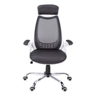 Monarch Specialties 7269 High-Back Executive Office Chair - White/Grey Mesh/Chrome-With a 5-year limited warranty against any defects, this chair is made using ANSI/BIFMA performance standards for office furniture.