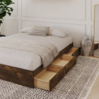 Nexera 3-Drawer Storage Bed Frame - Full Size - Truffle-6