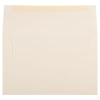 JAM Paper A10 Strathmore Invitation Envelopes - 6" x 9.5" - Natural White Wove - 50 Pack (191223I)-Natural White Wove Strathmore Paper Envelope