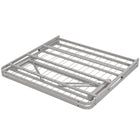 Modway Horizon Stainless Steel Twin Bed Frame - Grey-Non-Marking Foot Caps