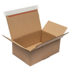 Spicers - Boîte postale en kraft à peler et coller - Petit - 6,37 po x 5,12 po x 3 po-Boîte postale facile à assembler