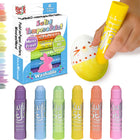 Kwik Stix Tempera Paint Sticks Easter Edition - Pastel Colours - 6/Pack - 3 Pack-No water needed
