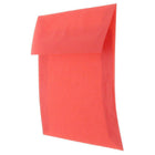 JAM Paper Square Translucent Vellum Invitation Envelopes - 6" x 6" - Primary Red - 25 Pack (PACV515)-Size: (6 x 6) inches