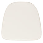 Flash Furniture - Coussin en tissu doux pour chaise Chiavari, ivoire neige (BHIVORY)-Coussin de chaise moelleux