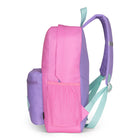 Roots - Sac à dos  en tissu recyclé - 22,5 L  - Logo Colour Block - Rose-violet-Grande capacité : avec un volume intérieur de 22,5 litres, il y a suffisamment de place pour les livres, les fournitures, un sac-repas et bien plus encore