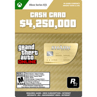 GTA Online: Whale Shark Cash Card for Xbox Series X|S [Digital Download]-Genre: Action & Adventure