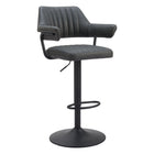 Zuo Erret Barstool - Grey-Armrest support