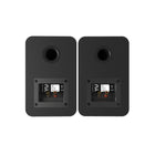 Kanto YUP4 Haut-parleurs d'étagère passifs de 4 po avec tweeter à dôme en soie de 1 po et woofer en kevlar de 4 po - Noir-Puissance admissible de 70W par haut-parleur