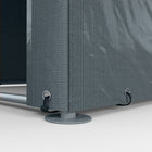 Outsunny 5.2' x 7.2' Portable Shed-Large zipped door for easy access
