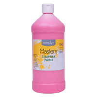 Handy Art Little Masters Tempera Paint - Pink - 946 mL-Brillant & rich opaque colours are smooth flowing, won't chip, flake or crack when dry