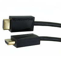 BlueDiamond Plenum 4K UHD HDMI Cable with Ethernet - 35ft-CL3 Plenum rated which means they are coated with a special material that releases less toxic gas if the cable were to catch fire. 