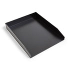 Plateau à lettres à chargement frontal en plastique et empilable TRU RED, noir-Créez un range-tout étagé de bureau personnalisé en lâ€empilant avec dâ€autres accessoires de bureau de TRU RED.