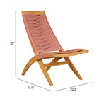 Zuo Rova Lounge Chair - Terracotta-8