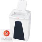 HSM - Déchiqueteur Securio AF500C à coupe en fragments avec alimentation auto de papier, capacité de 500 auto/121,7 manuel-Technologie Nanogrip pour l'alimentation fiable des feuilles
