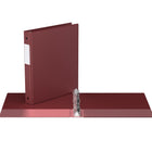 Davis Group Premium Economy Binder - Round Ring - 1" - Burgundy - 6 Pack-1"