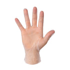 Gants transparents en vinyle sans poudre de 5,2 g 32826 Delight Supermax d’Aurelia, S, Boîte de 10-Gants au fini lisse