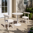 Zuo Ceres Dining Chair - Beige-Dimensions: 20.9" L x 21.7" W x 30.9" H