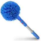 Gritt Commercial Cobweb Duster Brush - 6 11/16" Cobweb Corner Duster Brush - 20" Pole - 3 Pack-Cobweb duster dust corners, ceilings and vents without scratching