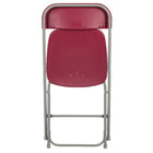 Flash Furniture - Chaise pliante de la série HERCULES en plastique rouge de première qualité de la série HERCULES-Cadre en acier de calibre 18
