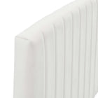 Modway Rebecca Performance Velvet Full/Queen Headboard - White-Durable Stain-Resistant Fabric