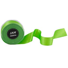 JAM Paper Double Faced Satin Ribbon - 1 1/2" W x 25 yd. - Lime Green-Quantity: Roll Sold Individually