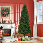 HOMCOM - Sapin de Noël artificiel de 2 - 1 m - sapin de Noël 865 branches - vert-865 pointes de feuilles nobles offrent amplement d'espace pour les ornements décoratifs 
