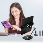 ShoppingAll Long Adjustable Tablet Stand - Black-Silicone padding to prevent scratches