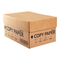 Copy Paper - 20 lb. - 8.5" W x 11" H - 500 Sheets/ Ream - 10 Reams/Case-8.5" x 11" (Letter Size)