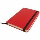 JAM Paper Hardcover Small Journal Notebook With Elastic - 100 Lined Sheets - 3 3/4" x 5 5/8" - Red-Quantity: Sold Individually | 100 ruled / lined paper pages.