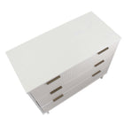 Manhattan Comfort Granville Modern Dresser and Chest Set - White-Home Assembly Required. All Hardware Included