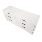 Manhattan Comfort Granville Modern Chest and Double Dresser Set - White-10