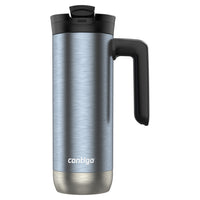Contigo - Superior Tasse de voyage en acier inoxydable - 20 oz - glace noir-Voyagez bien : sirotez en déplacement en toute confiance, sachant que votre voyage sera sans désordre