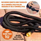 XHose Pro 100' Expandable Garden Hose-Weatherproof: designed to handle extreme weather including heat, storms, and freezing temperatures for dependable outdoor performance